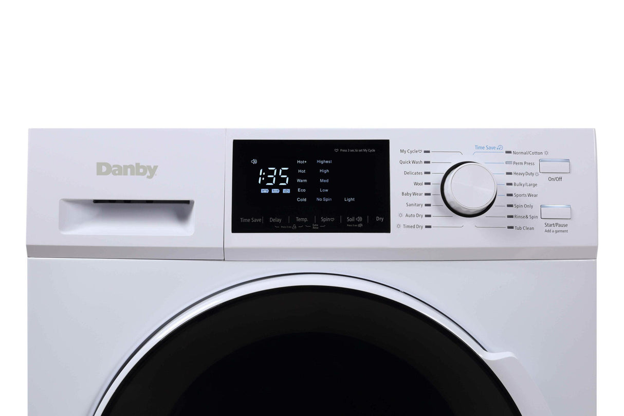 Danby 2.7 cu. ft. All-In-One Washer & Ventless Dryer in White - (DWM120WDB3)