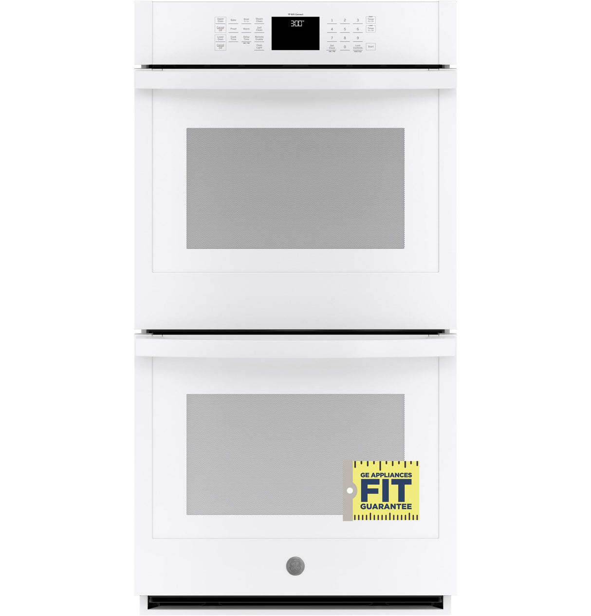 GE JKD3000DNWW - 27" Smart Built-In Double Wall Oven - White
