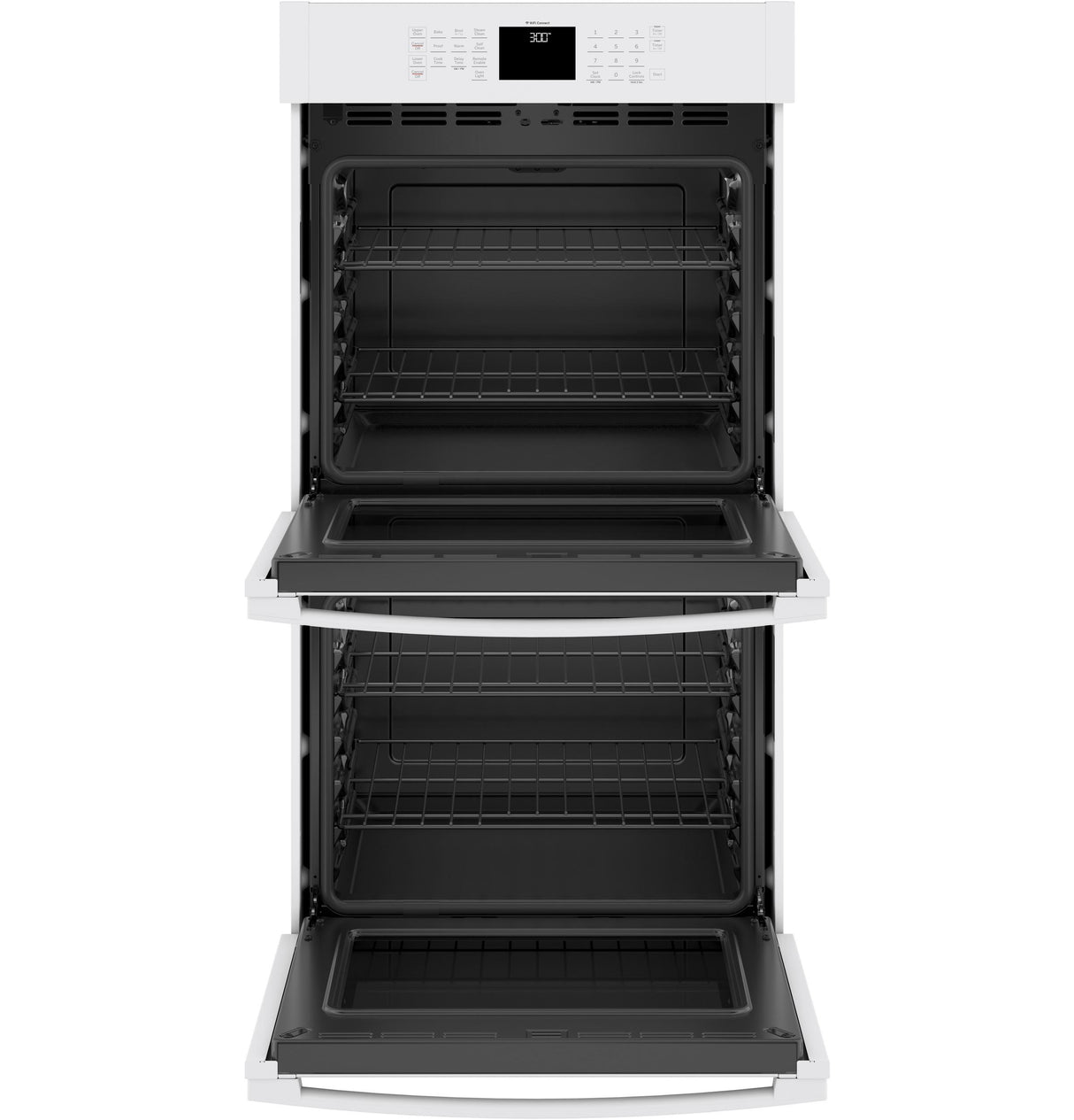 GE JKD3000DNWW - 27" Smart Built-In Double Wall Oven - White