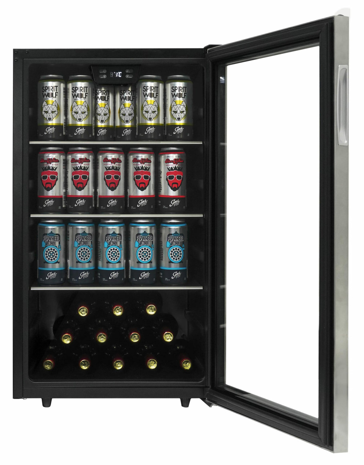 Danby 4.5 cu. ft. Free-Standing Beverage Center in Stainless Steel - (DBC045L1SS)