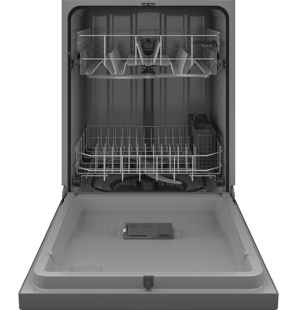GE GDF535PSRSS - 24 in. Front Control Flush-Mount Dishwasher with 55 dBa Sound Level, Dry Boost & Pocket Handle - Stainless Steel