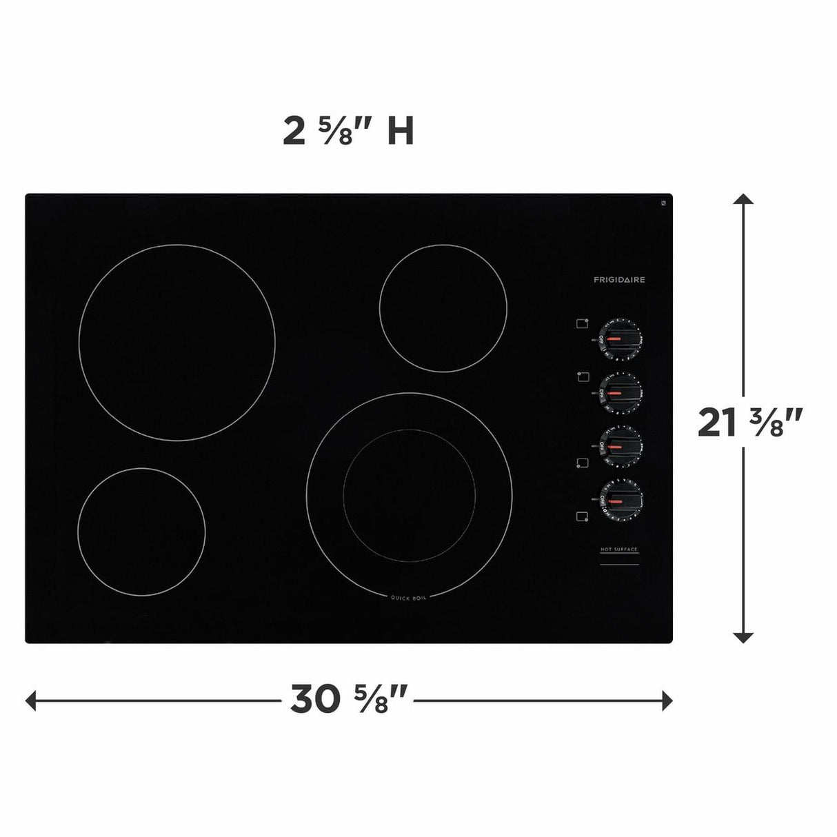 Frigidaire 30" Electric Cooktop - (FFEC3025UB)