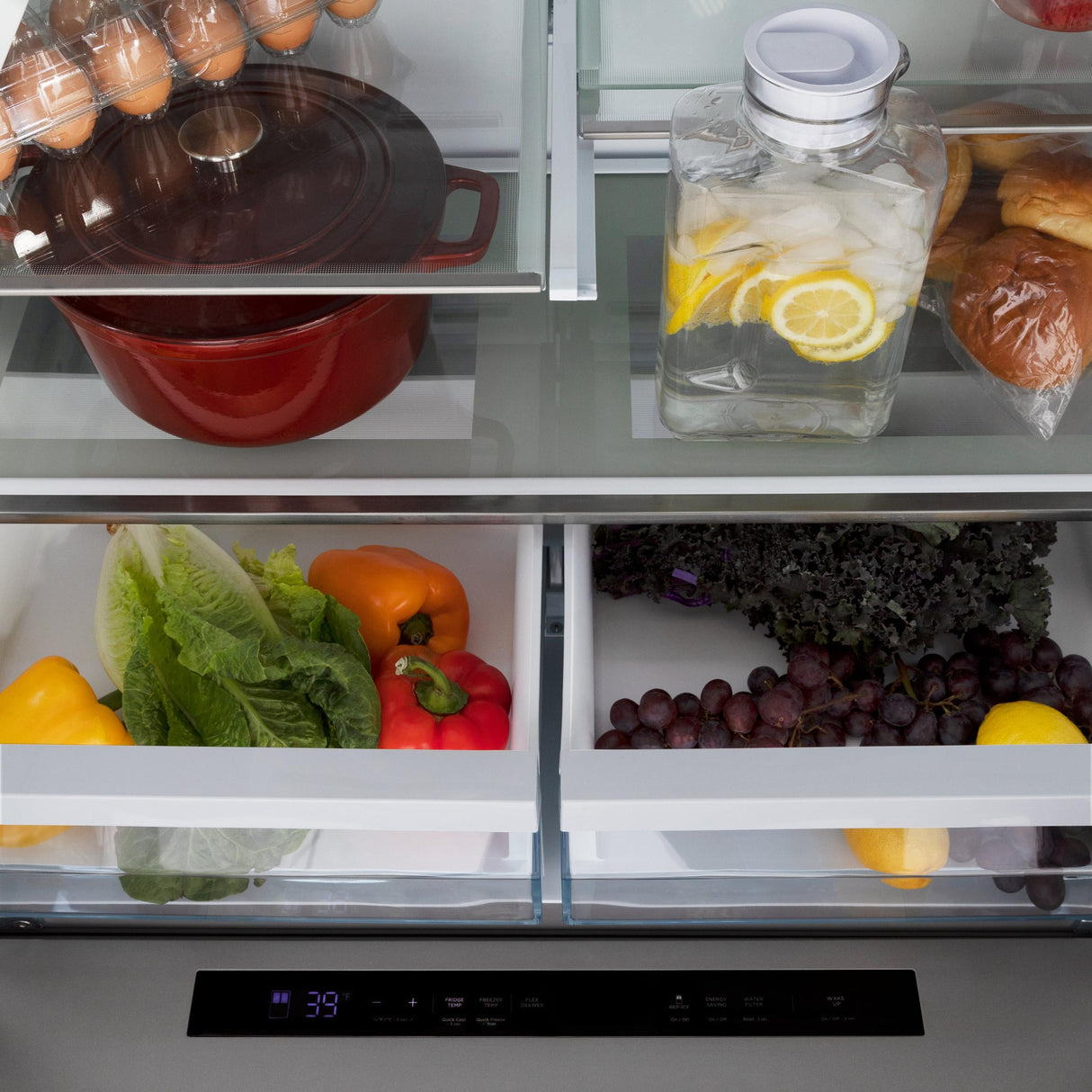 ZLINE RFMZW36G French Door Refrigerator in Fingerprint-Resistant Stainless Steel - image 6