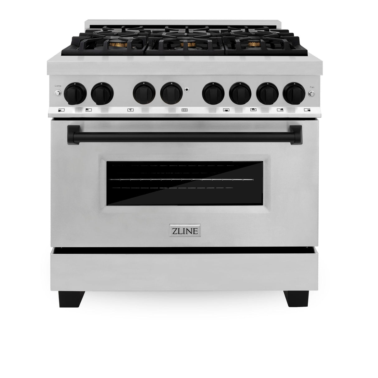 ZLINE RAZ-36-MB Dual Fuel Range in Stainless Steel - image 1