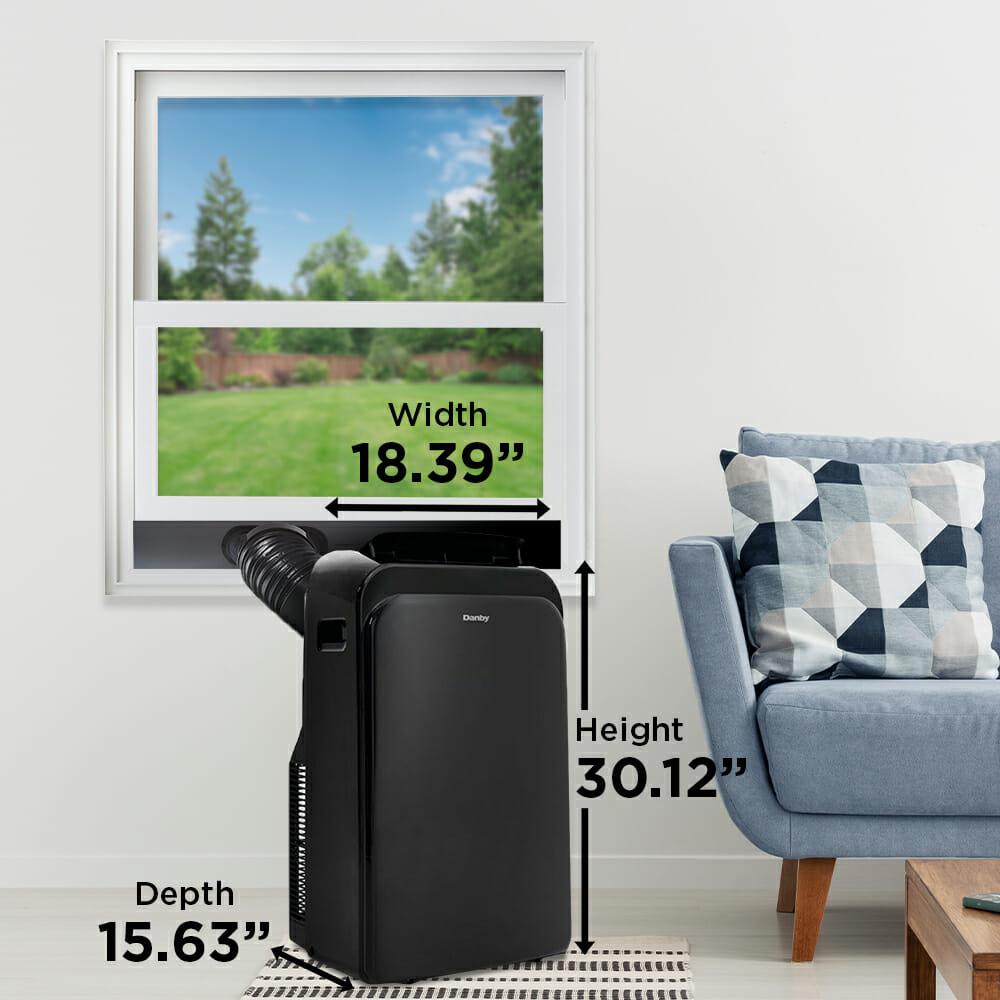 Danby 13,000 BTU (10,000 SACC) Portable Air Conditioner in Black - (DPA100HB1BDB6)