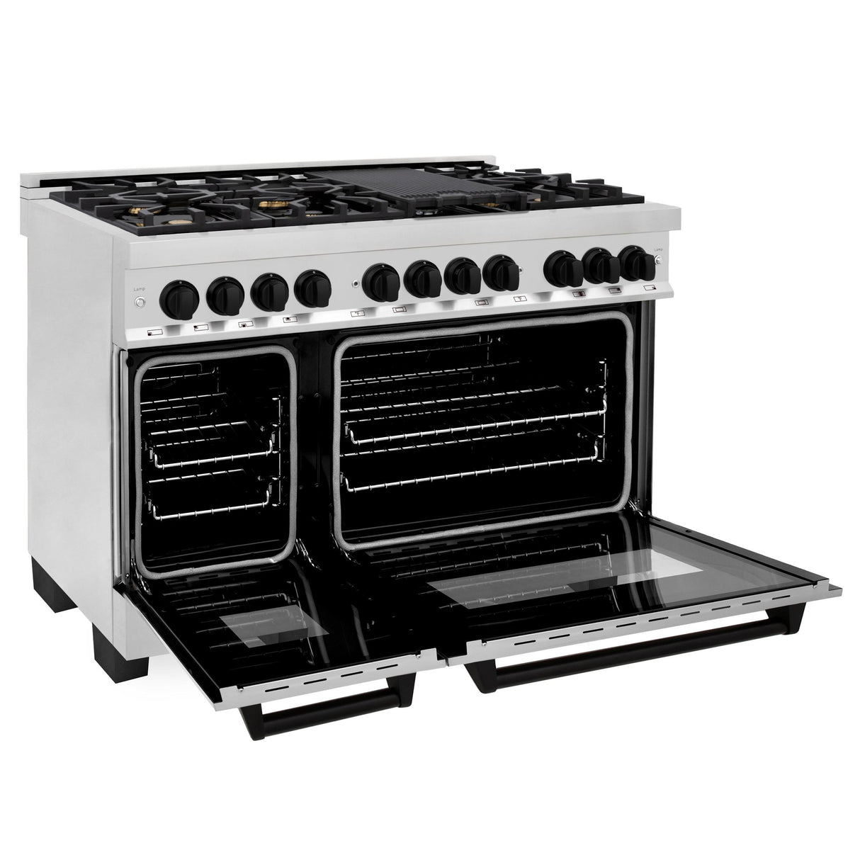 ZLINE RAZ-48-MB Dual Fuel Range in Stainless Steel - image 7