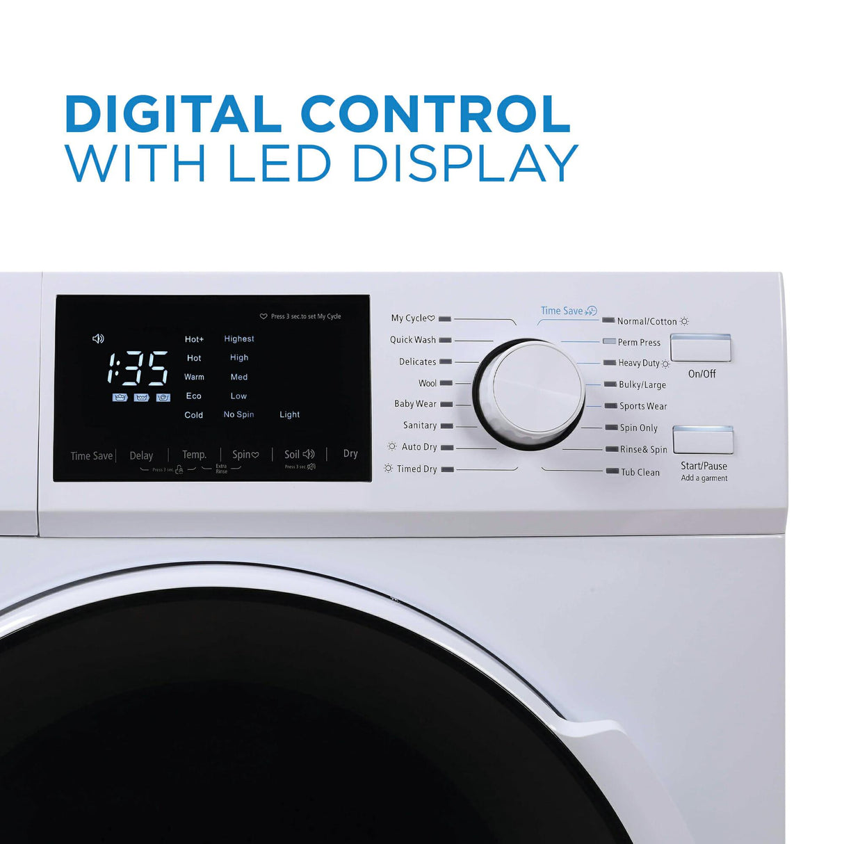 Danby 2.7 cu. ft. All-In-One Washer & Ventless Dryer in White - (DWM120WDB3)