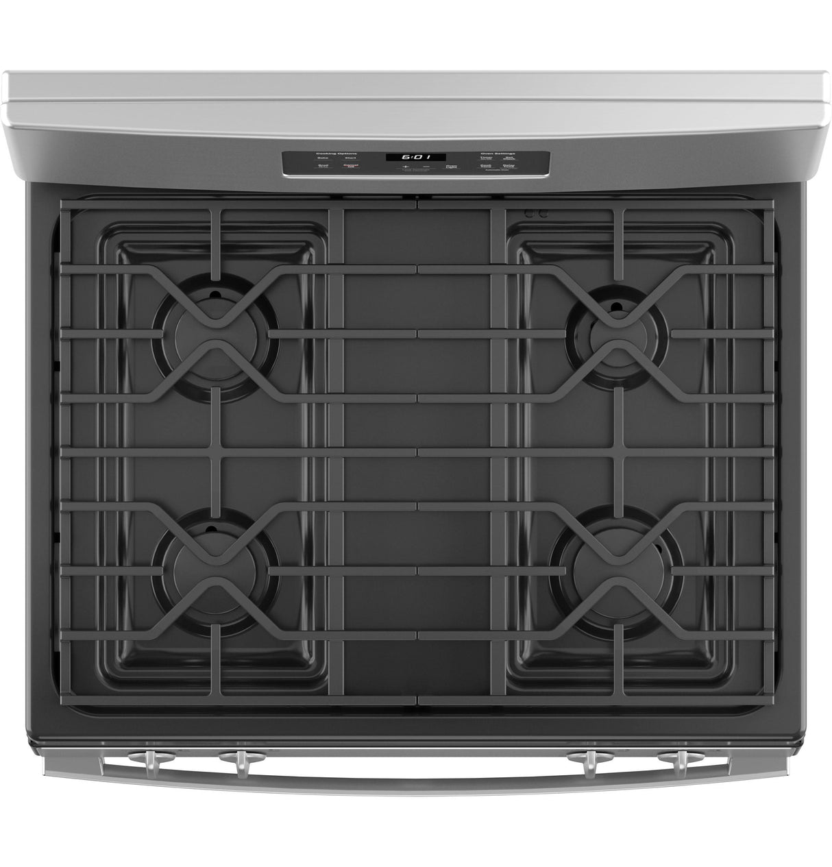 GE JGBS61RPSS - 30 in. 4.8 cu. ft. Gas Range with 4 Sealed Burners - Stainless Steel