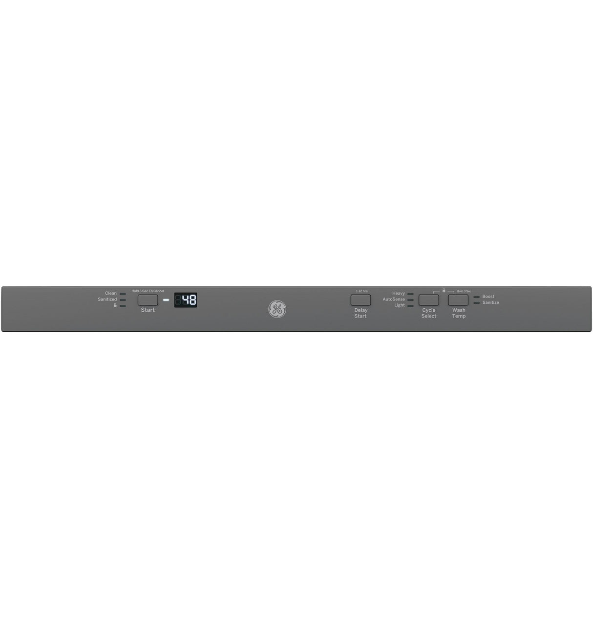 GE GDT226SSLSS - 24 in. Top Control Flush-Mount Dishwasher with Stainless steel inetrior, 51 dBa Sound Level & Condensate Dry - Stainless Steel