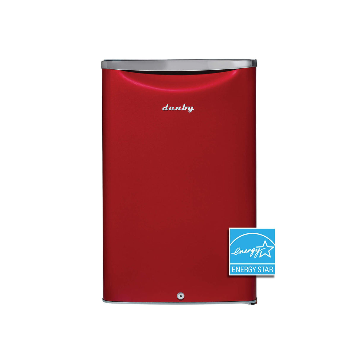 Danby 4.4 cu. ft. Retro Compact Fridge in Metallic Red - (DAR044A6LDB)