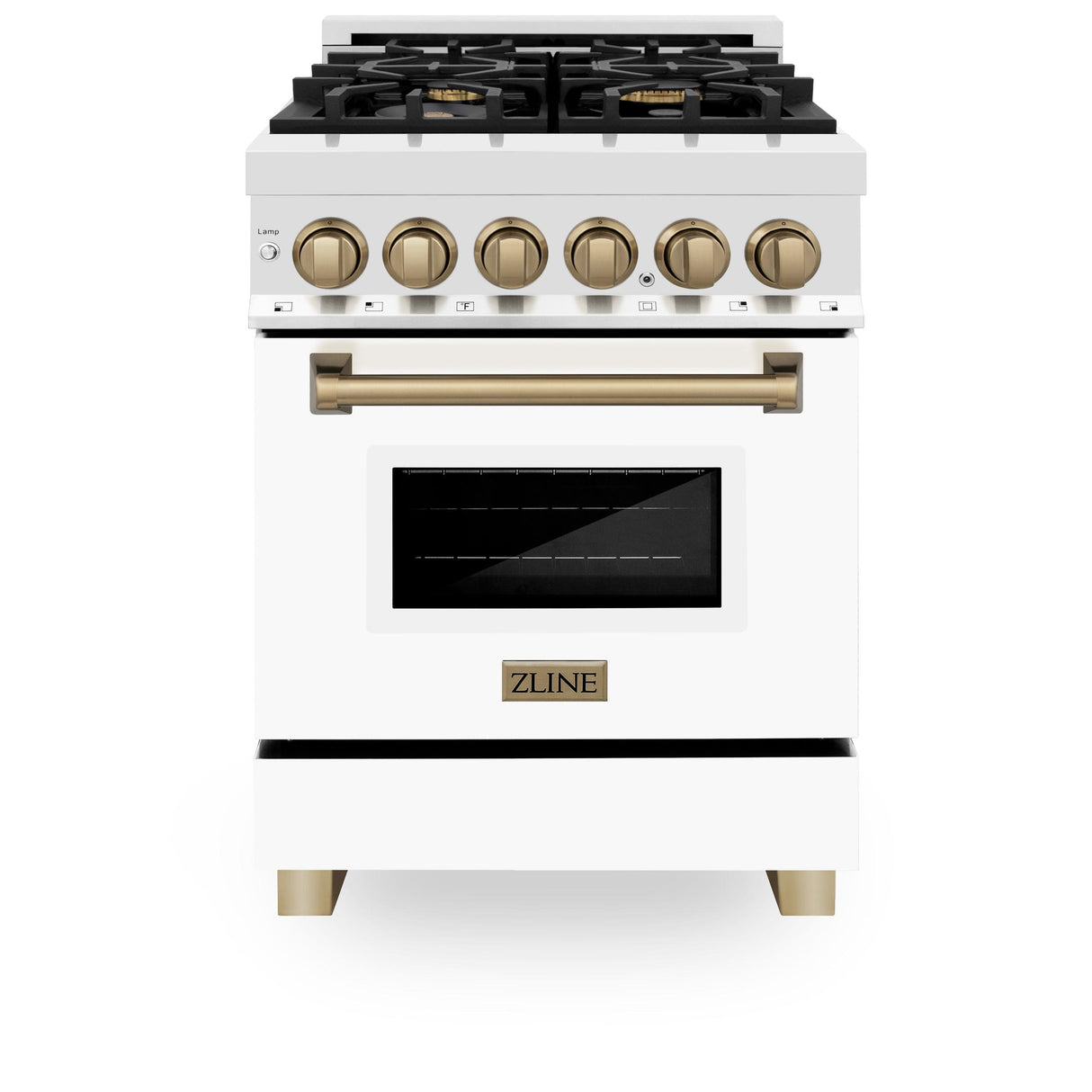 ZLINE RAZ-WM-24-CB Dual Fuel Range in Stainless Steel - image 1