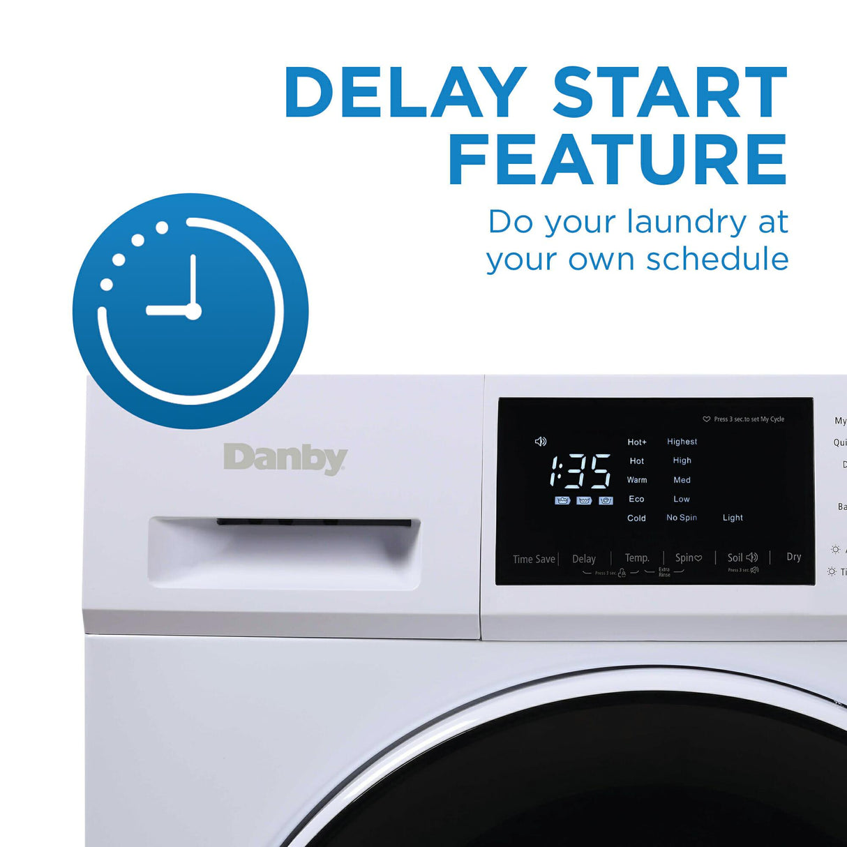 Danby 2.7 cu. ft. All-In-One Washer & Ventless Dryer in White - (DWM120WDB3)