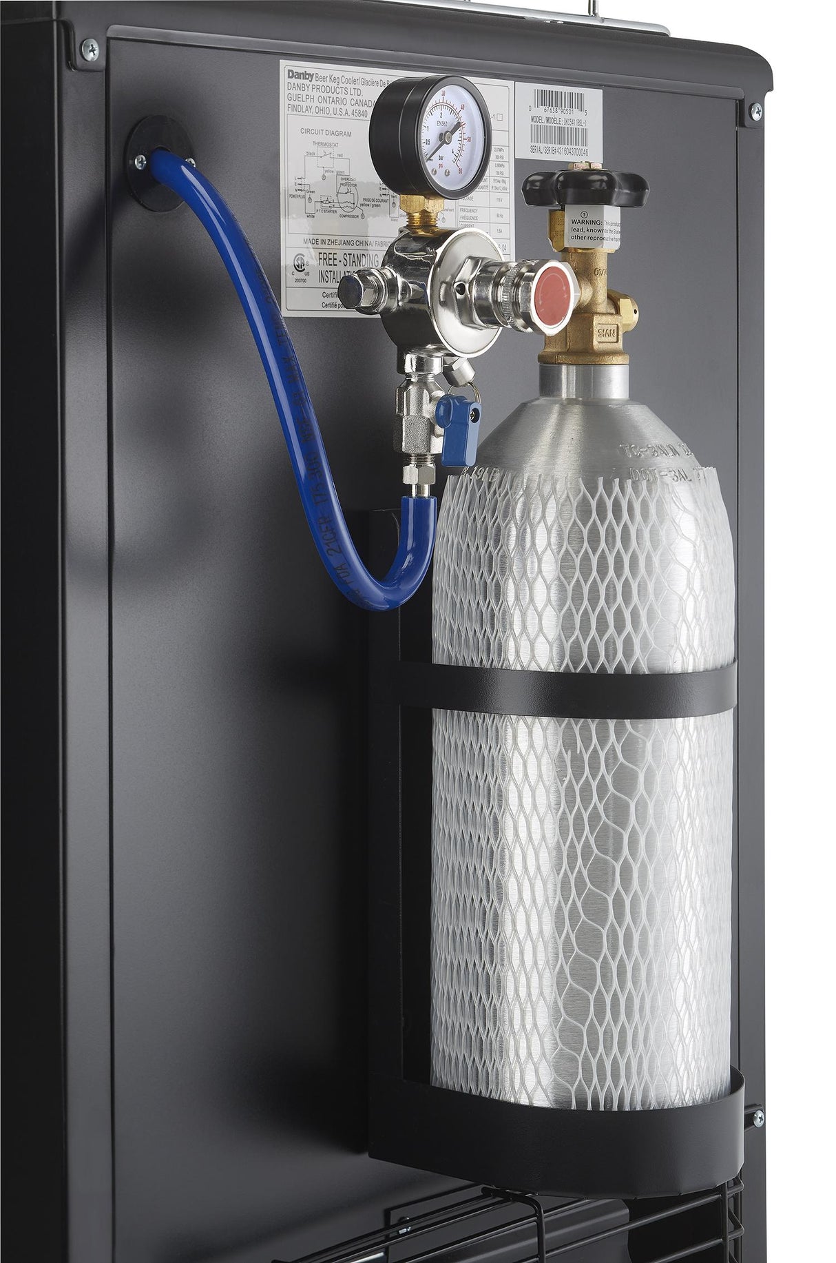 Danby 5.4 cu. ft. Single Tap Keg Cooler in Stainless Steel - (DKC054A1BSLDB)