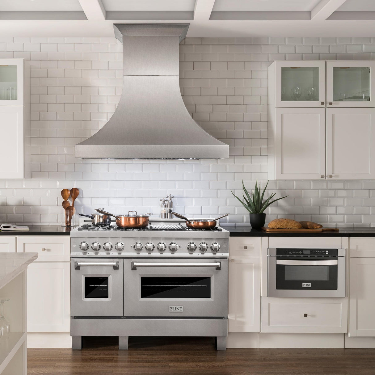 ZLINE RAS-SN-BR-48 Gas Range in DuraSnow Stainless Steel - image 25