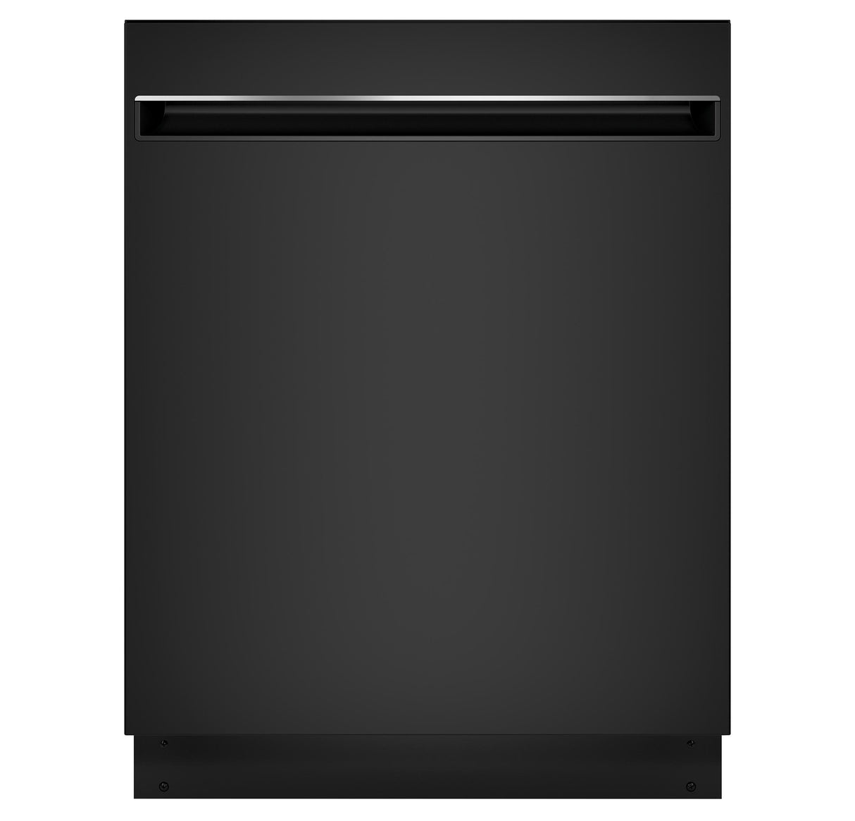 GE 24 in. Top Control Flush-Mount Dishwasher with 51 dBa Sound Level, Condensate Dry & Pocket Handle, Stainless Steel interior - BlackGDT225SGLBB)