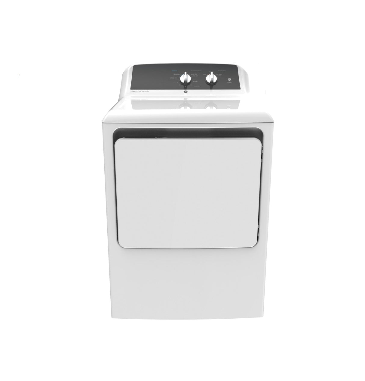 GE 6.2 cu. ft. Capacity Electric Dryer with Up To 120 ft. Venting​ and 5-yr Limited Warranty​ - (GTX52EASPWB)