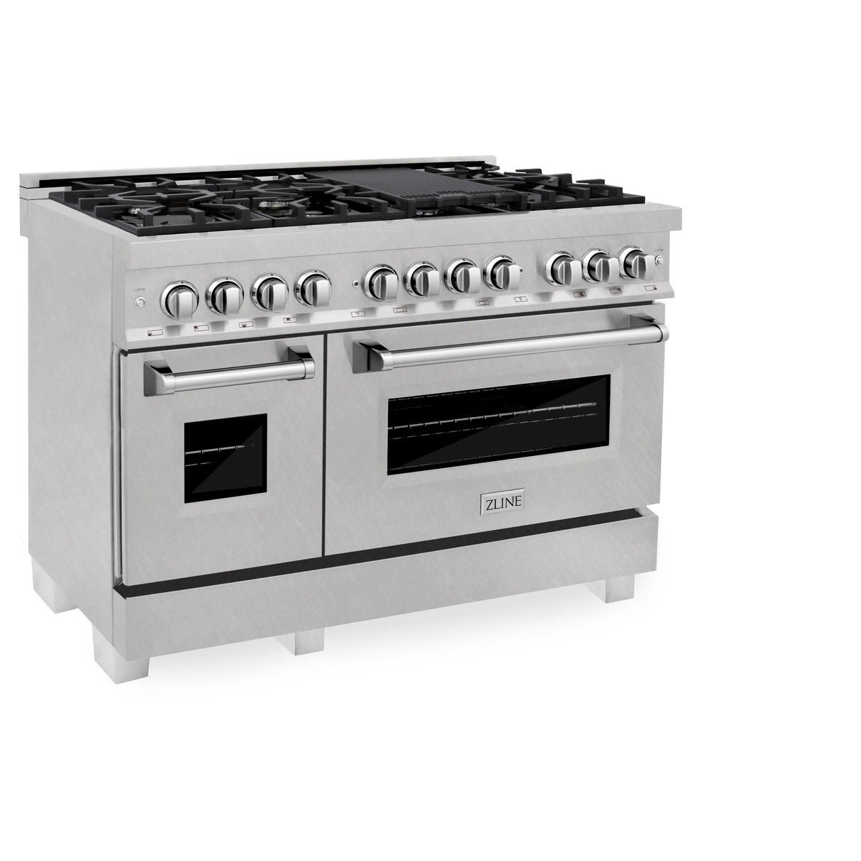 ZLINE RAS-SN-48 Gas Range in DuraSnow Stainless Steel - image 4