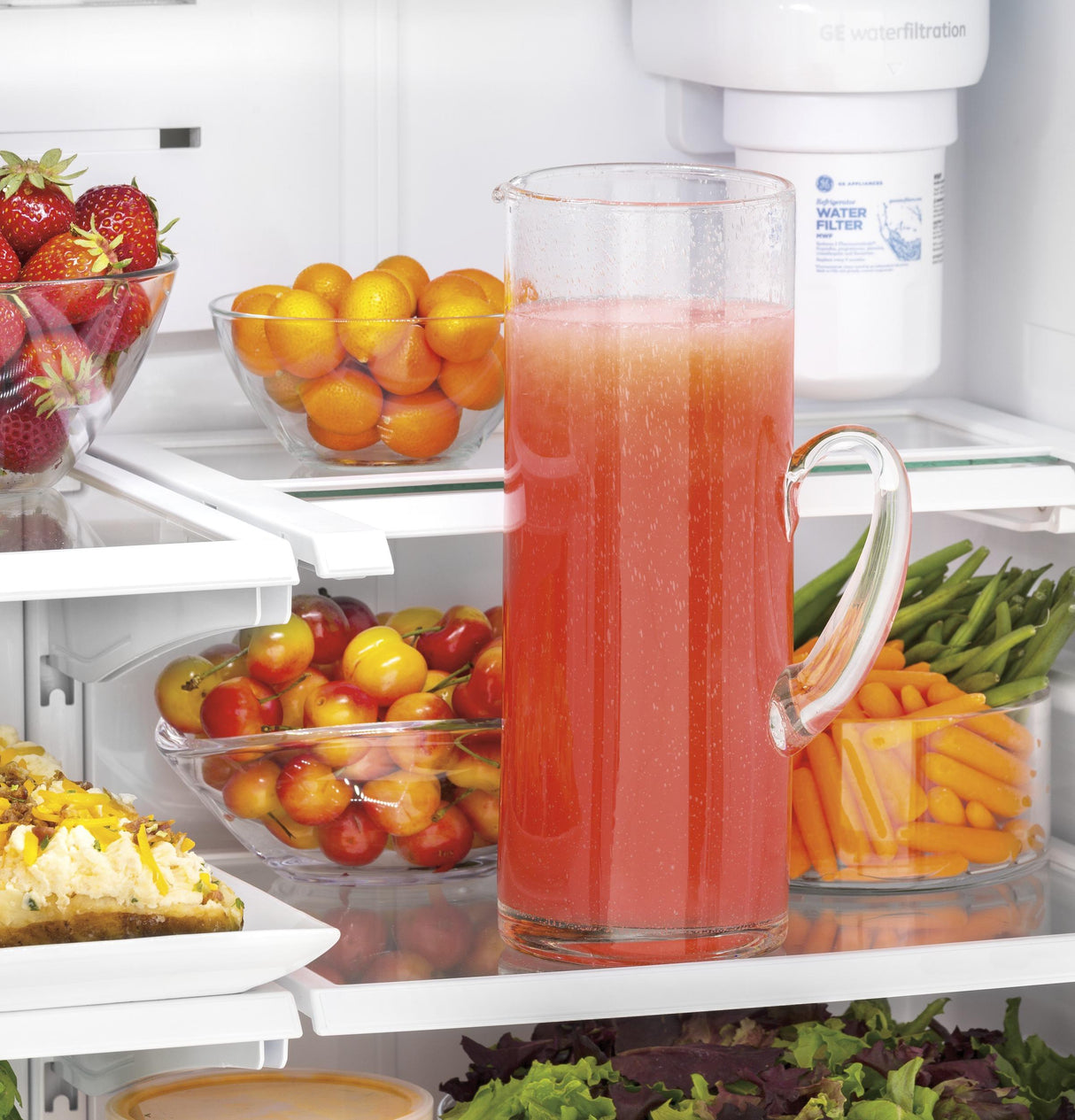 GE GYE18JYLFS - 33 in. 17.5 Cu. Ft. Counter-Depth French-Door Refrigerator