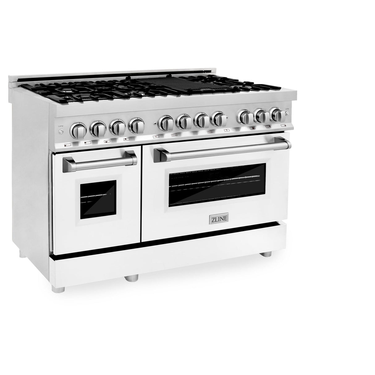 ZLINE RA-WM-48 Dual Fuel Range in White - image 2