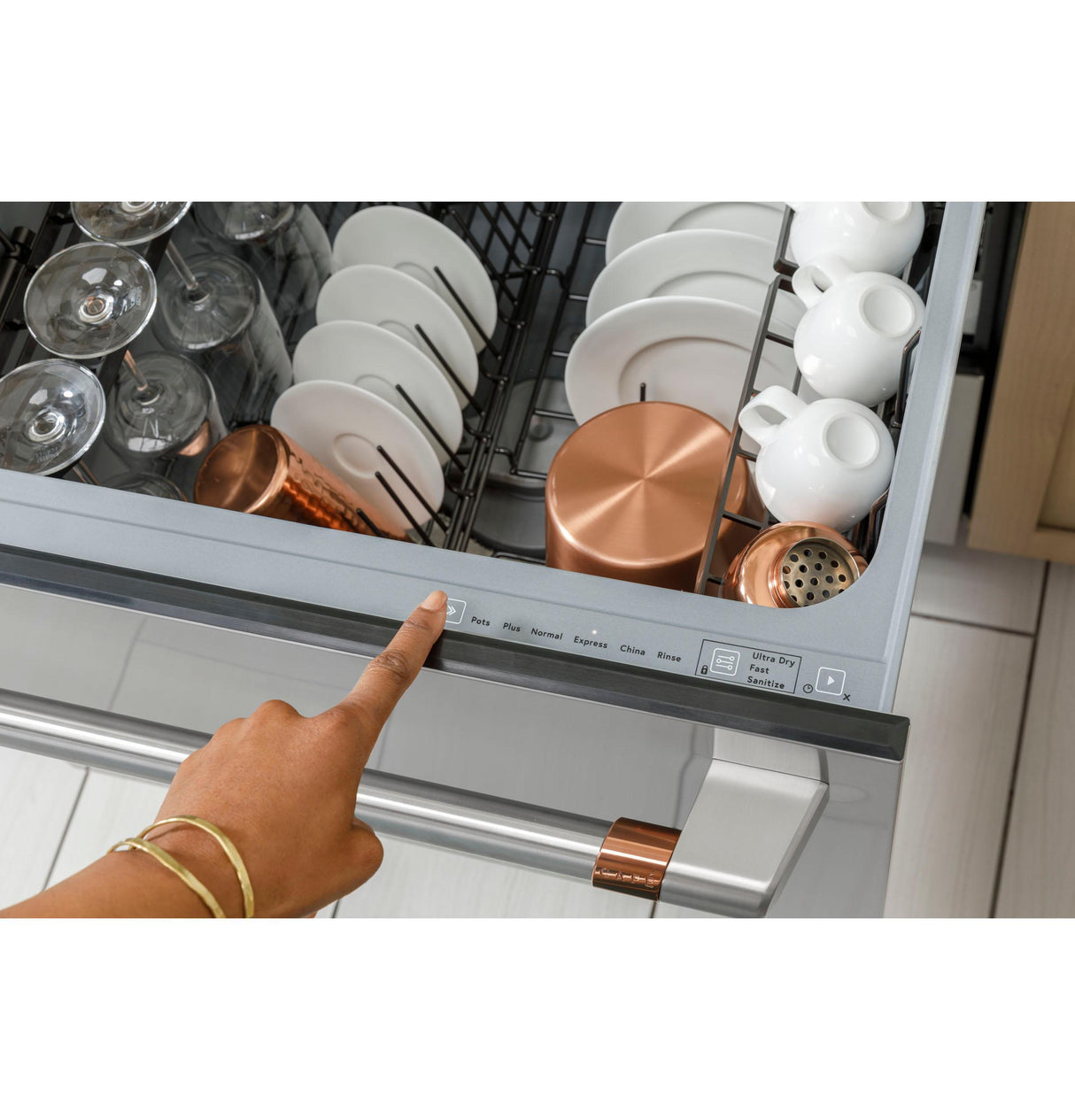 Caf(eback)(TM) Dishwasher Double Drawer - (CDD420P4TW2)