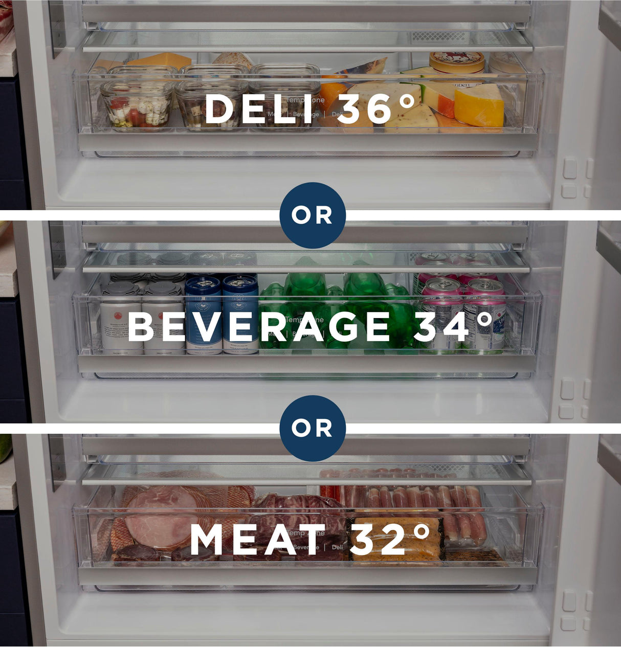 GE GBE17HYRFS - 31 in. 17.7 Cu. Ft. Counter-Depth Bottom-Freezer Refrigerator