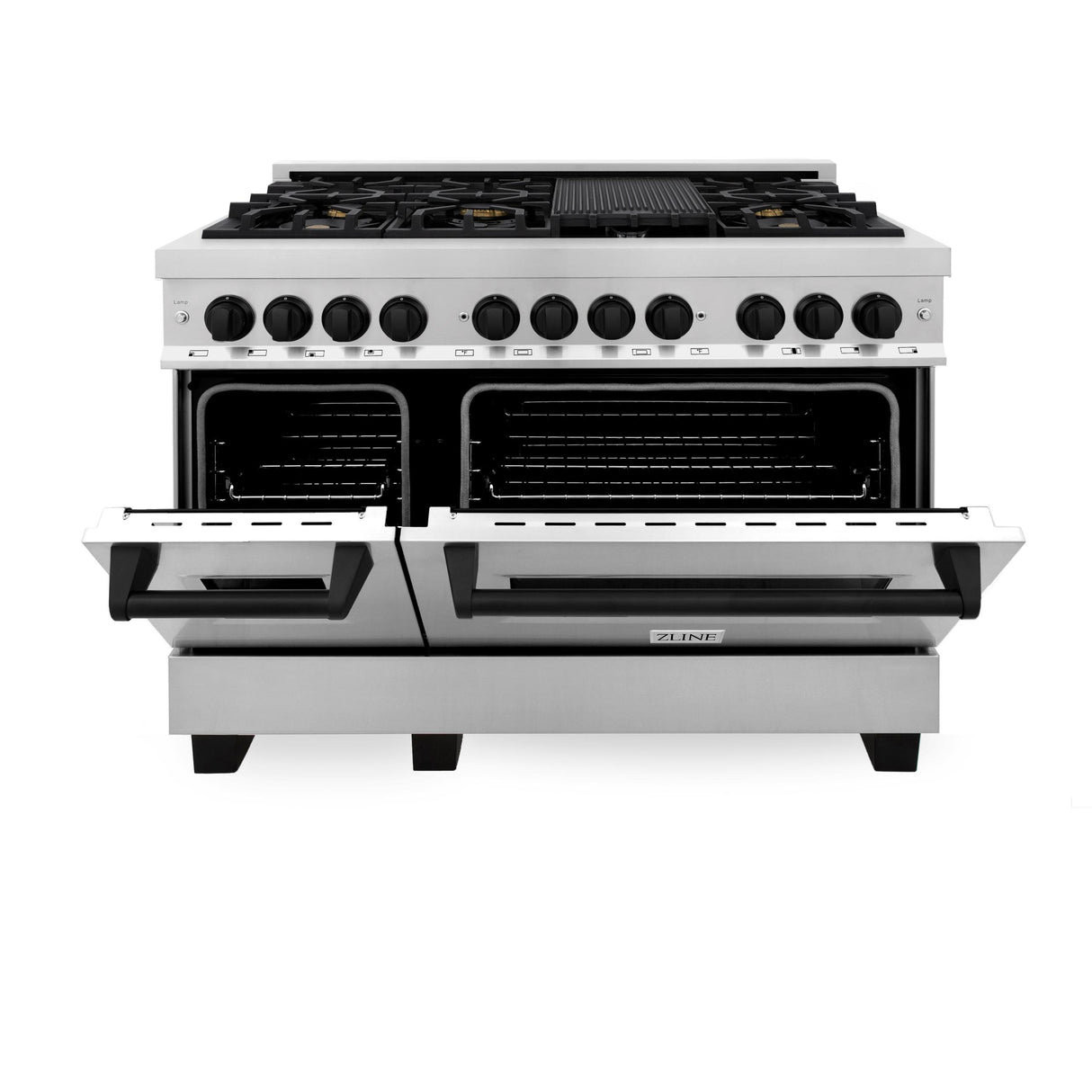 ZLINE RAZ-48-MB Dual Fuel Range in Stainless Steel - image 2
