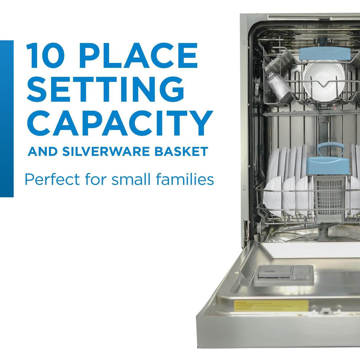 Danby 18" Wide Built-in Dishwasher in Stainless Steel - (DDW18D1ESS)