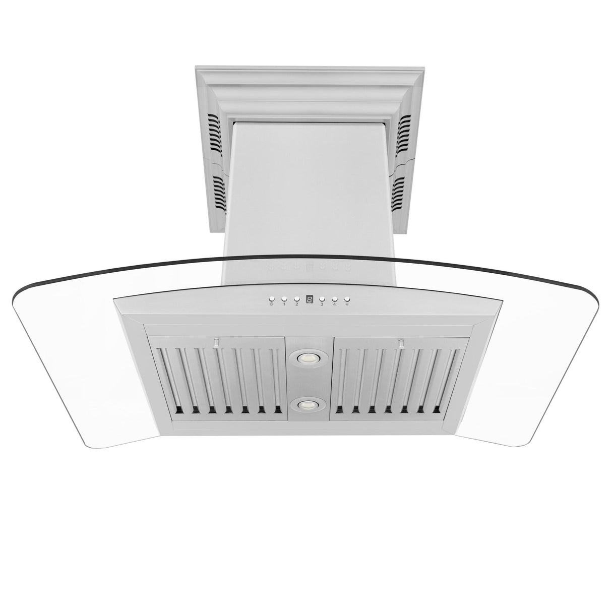 ZLINE Island Mount Range Hood in Stainless Steel with Built-in ZLINE CrownSound Bluetooth Speakers (GL5iCRN-BT) - (GL5ICRNBT30)