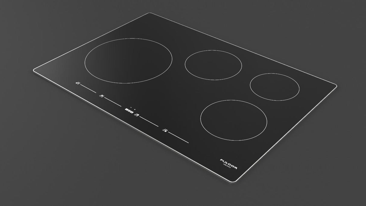 30" INDUCTION COOKTOP WITH BRUSHED ALUMINUM TRIM - (F7IT30S1)