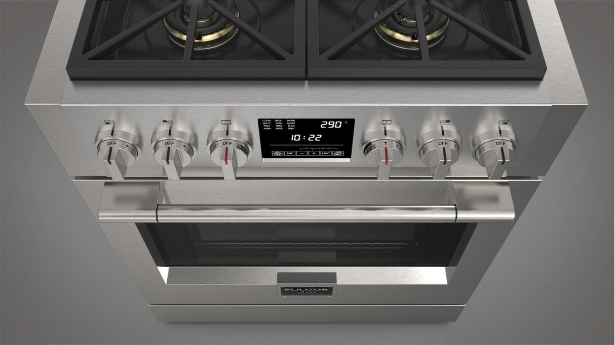 30" DUAL FUEL PRO RANGE - (F6PDF304S1)
