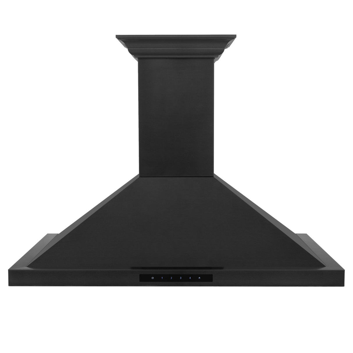 ZLINE Ducted Vent Wall Mount Range Hood in Black Stainless Steel with Built-in ZLINE CrownSound Bluetooth Speakers (BSKBNCRN-BT) - (BSKBNCRNBT30)