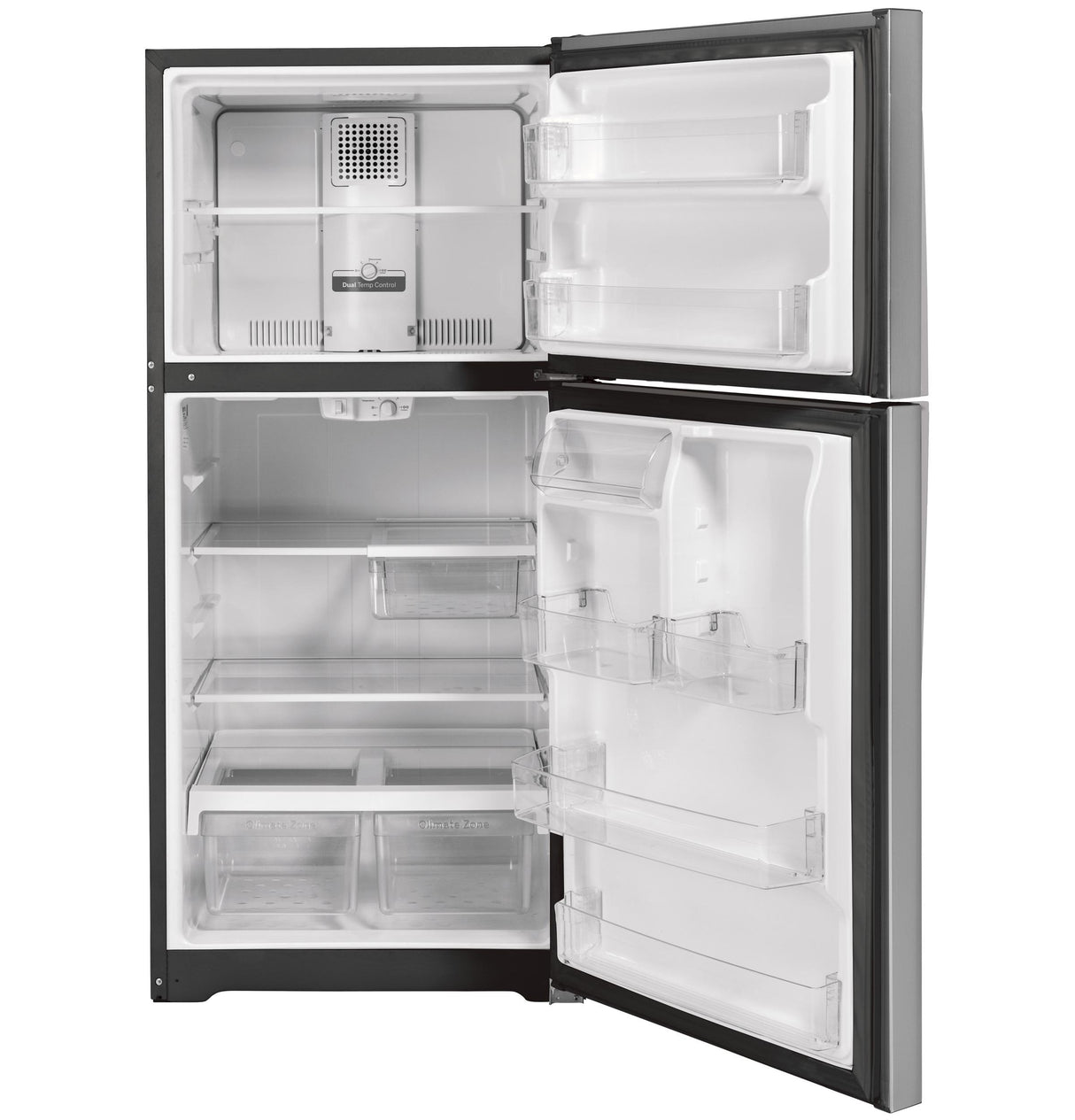 GE GTS19KYNRFS - 30 in. 19.2 cu. ft. Garage Ready Top Freezer Refrigerator - Fingerprint Resistant Stainless