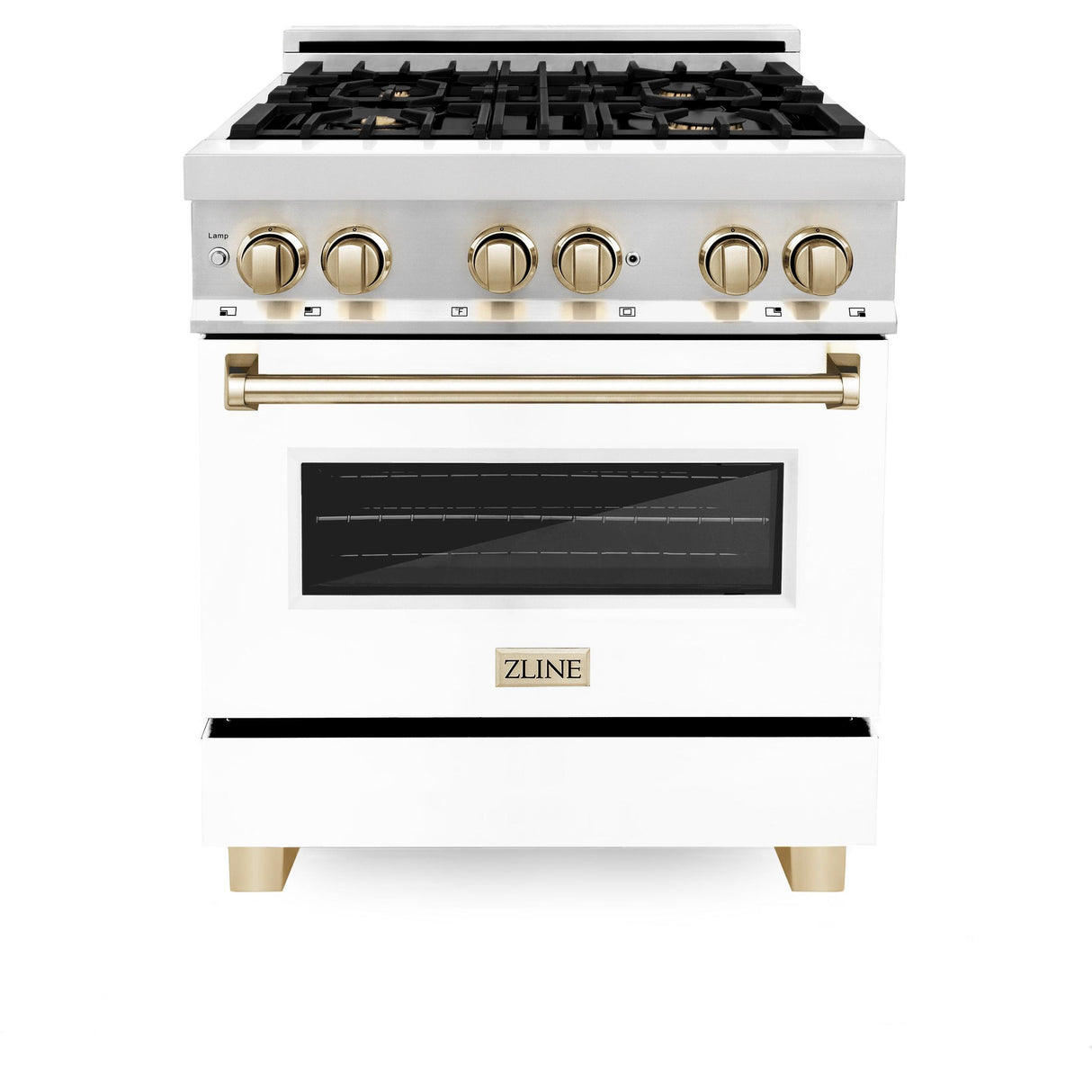 ZLINE RAZ-WM-30-G Dual Fuel Range in Stainless Steel - image 1