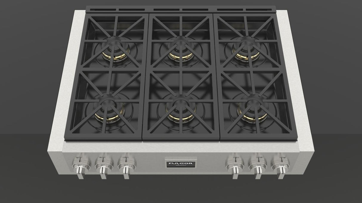 36" PRO GAS RANGE TOP - (F6GRT366S1)