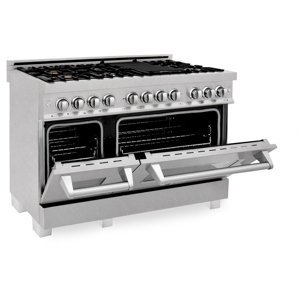 ZLINE RAS-SN-BR-48 Gas Range in DuraSnow Stainless Steel - image 6