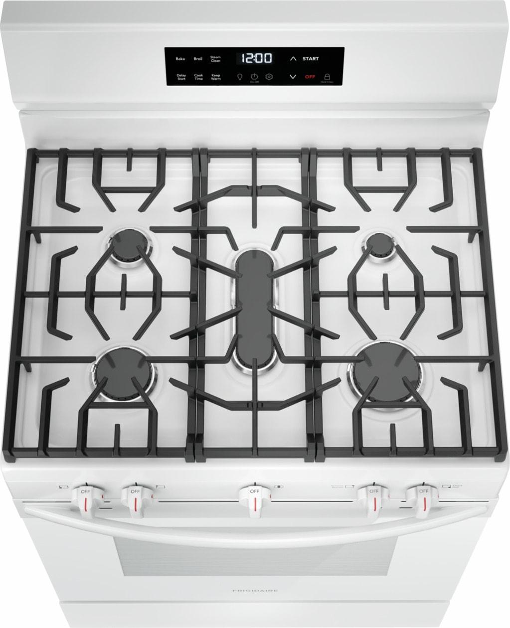 Frigidaire 30" Gas Range with Quick Boil - (FCRG3062AW)