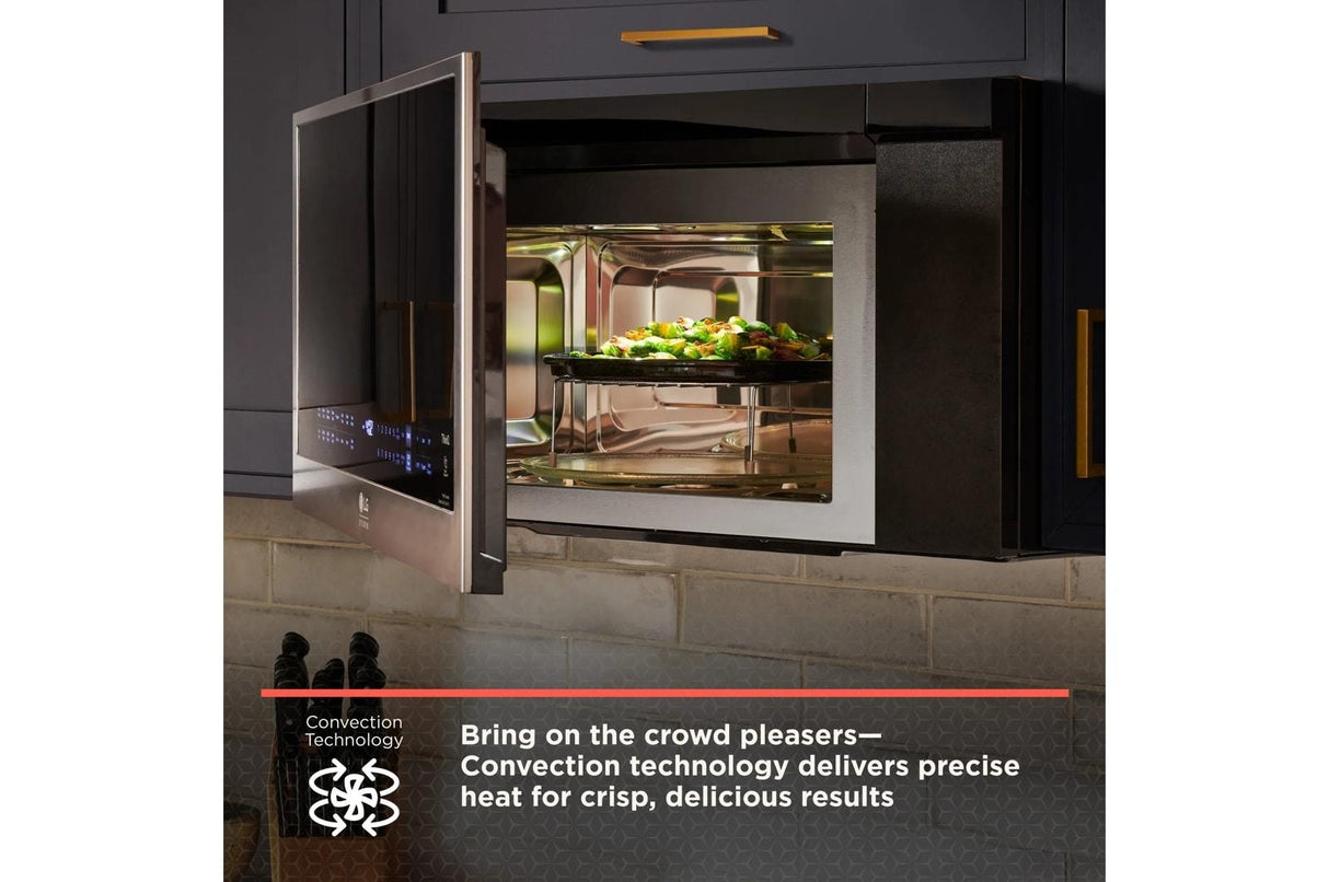 LG STUDIO 1.7 cu. ft. Over-the-Range Convection Microwave Oven with Air Fry - (MHES1738N)