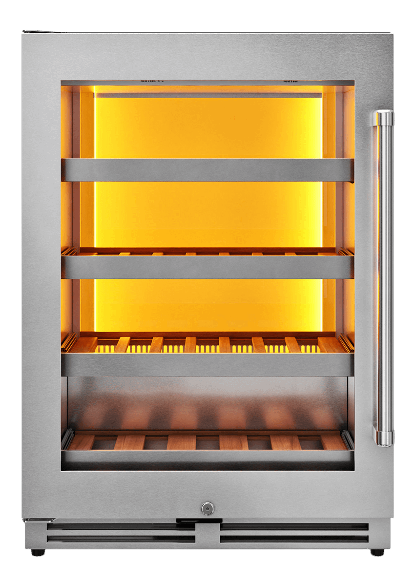 Thor Kitchen 24-inch Single Zone Wine Cooler, Left Swing, 45 Wine Bottle Capacity - Model Twc24ul-lh - (TWC24ULLH)