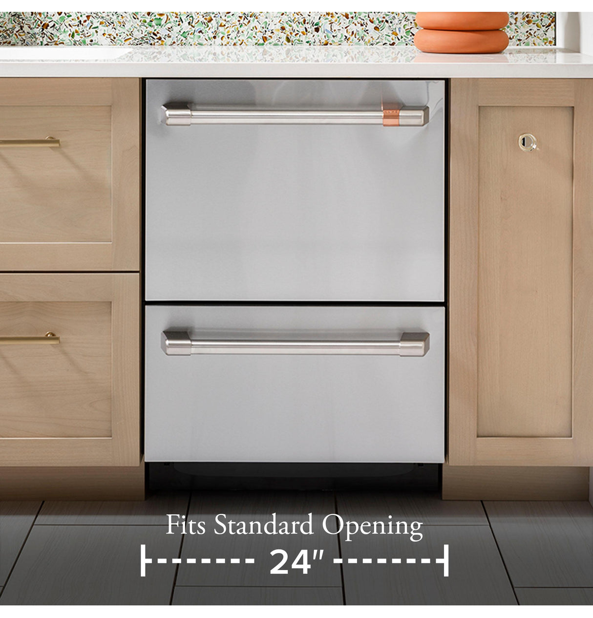 Caf(eback)(TM) Dishwasher Double Drawer - (CDD420P4TW2)