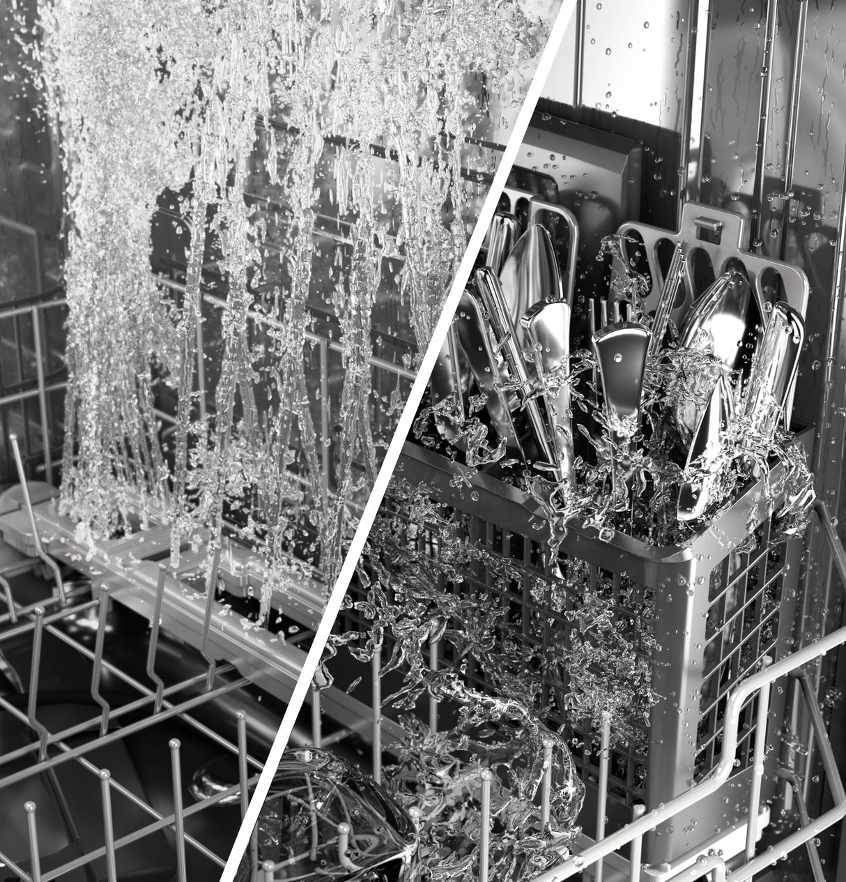 GE GDP670SYVFS - 24 in. Top Control Flush-Mount Dishwasher with 45 dBa Sound Level, 3rd-Rack, Dry Boost & Pocket Handle - Fingerprint Resistant Stainless