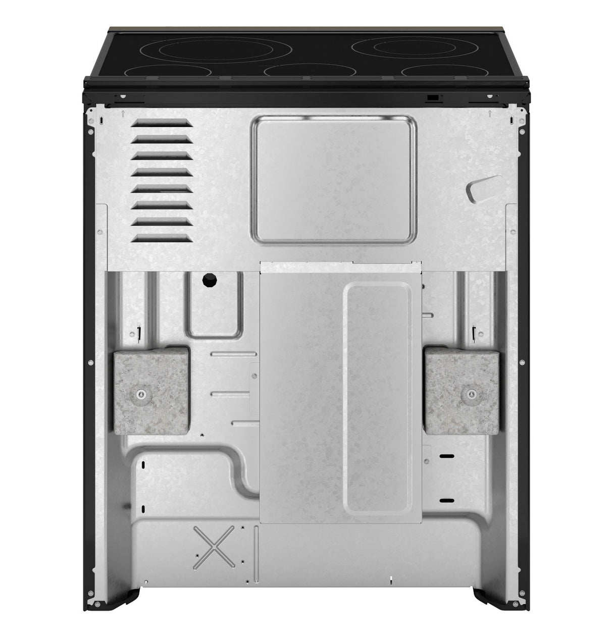 GE GRS600AVES oven interior