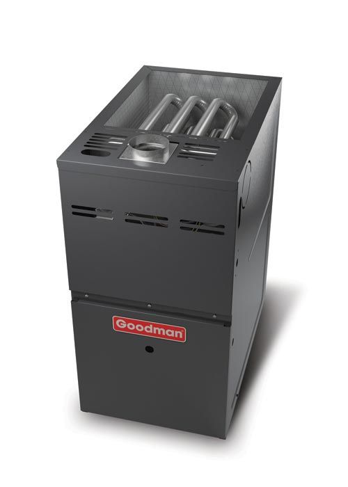 1.5 Ton 15.2 SEER2 80% AFUE 60,000 BTU Goodman Gas Furnace and R32 Heat Pump System - Horizontal