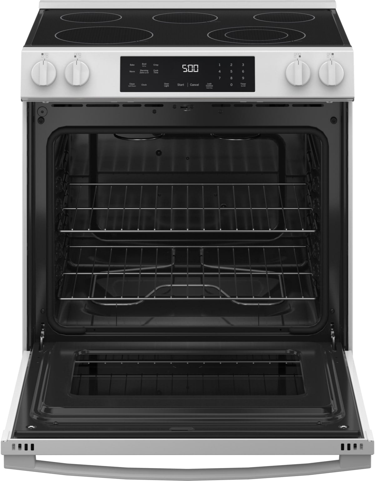 GRS500PVWW GE Gas Range oven interior
