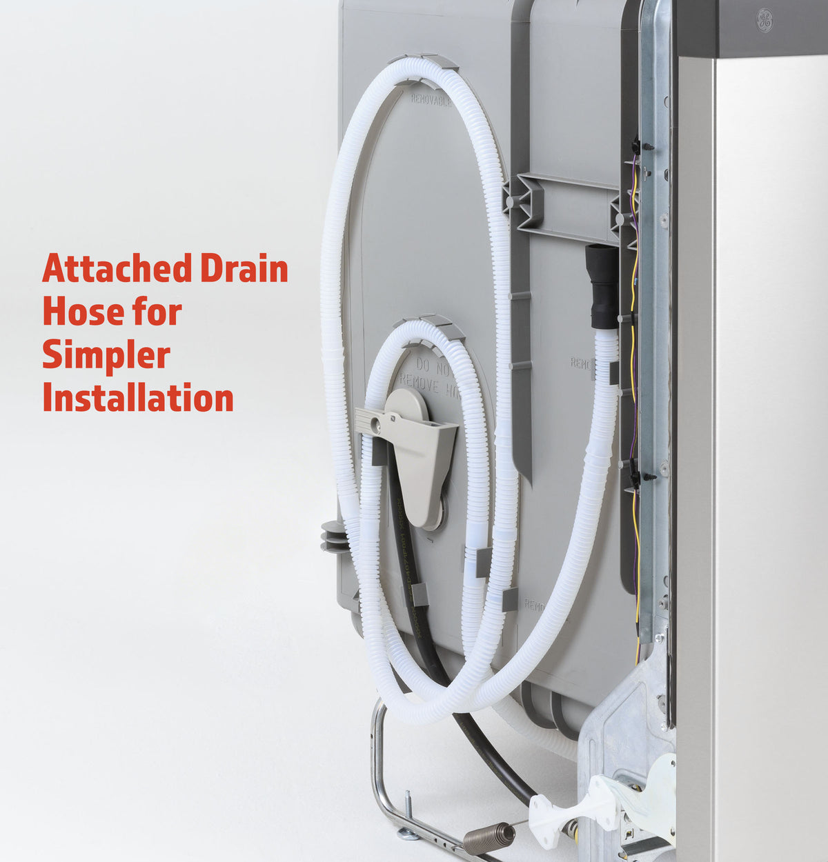 Hotpoint HDF310PGZWW dishwasher detail view