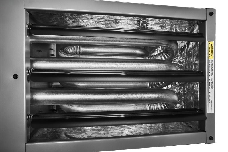 Modine Hot Dawg HDS 30,000 BTU Natural Gas Separated Combustion Propeller Unit Heater - Aluminized Steel Heat Exchanger