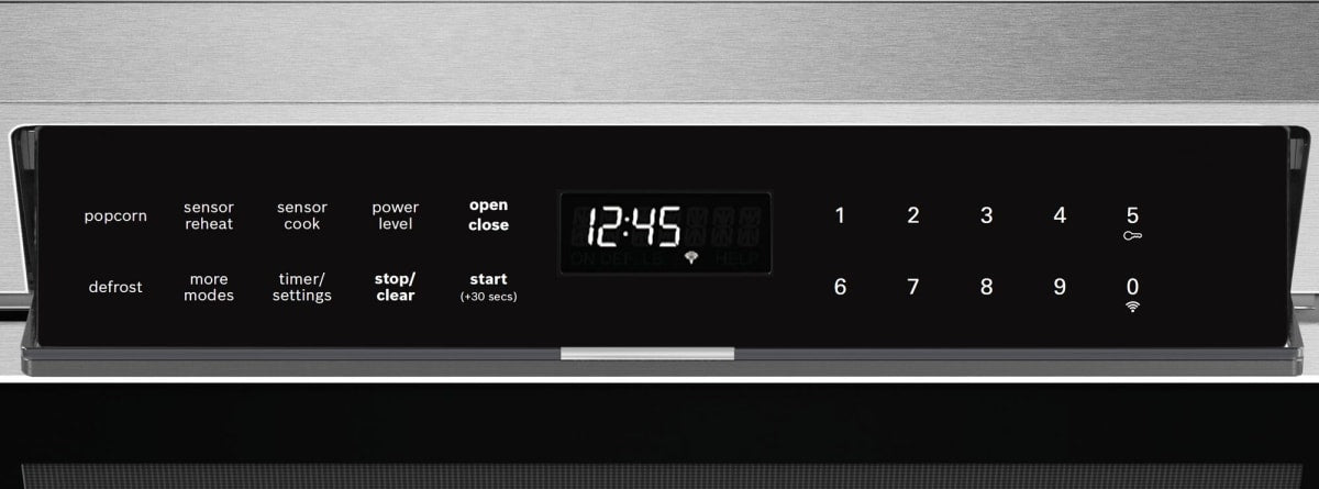 Bosch HMD8054UC drawer microwave tilt out LCD touch controls