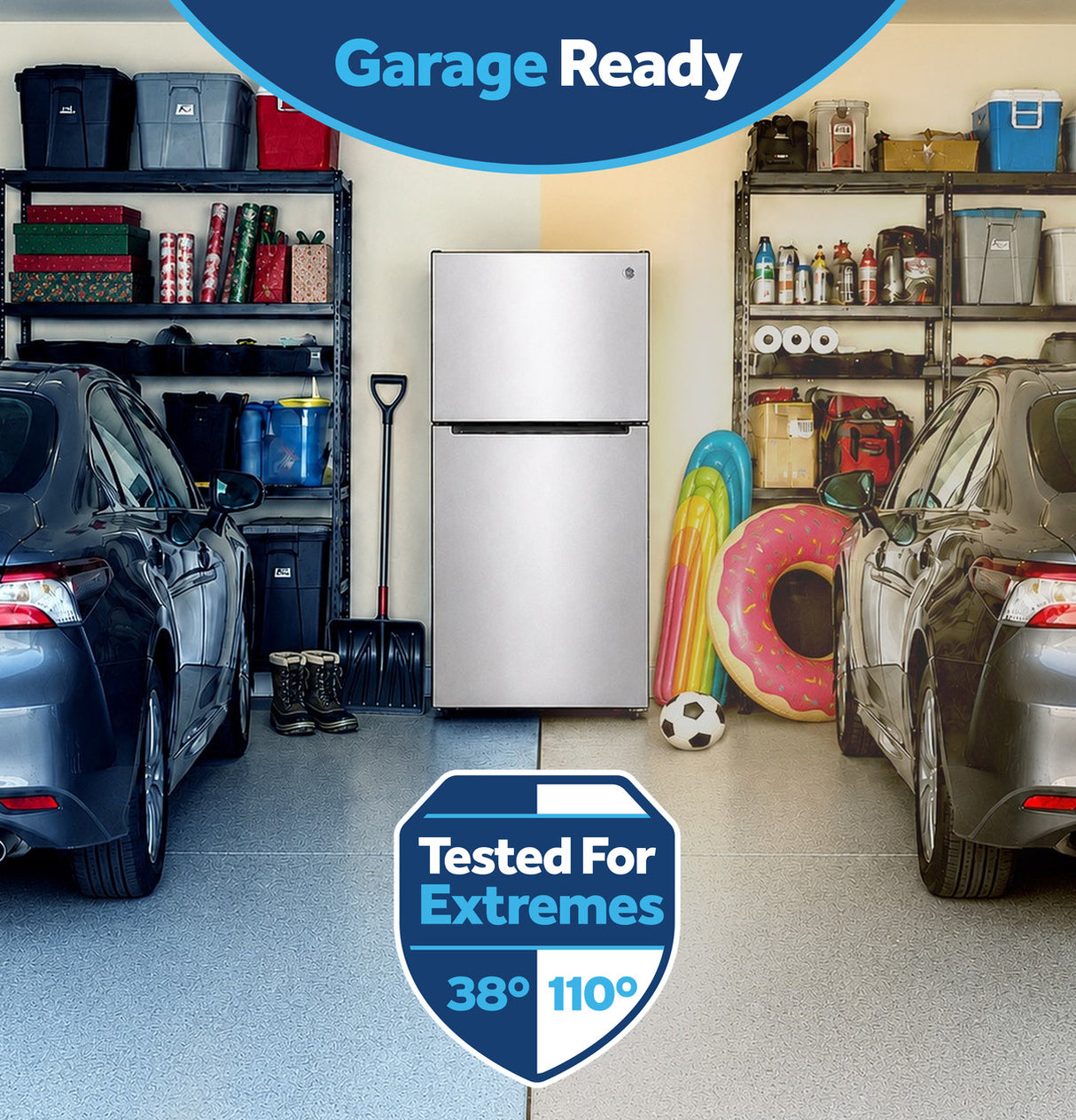 GE GPS19KYZFS garage ready performance detail