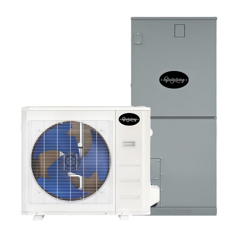 Infinity Living 3 Ton 16 SEER2 High Efficiency Heat Pump Split System - R410A Hyper Heat Inverter - Multi-Positional