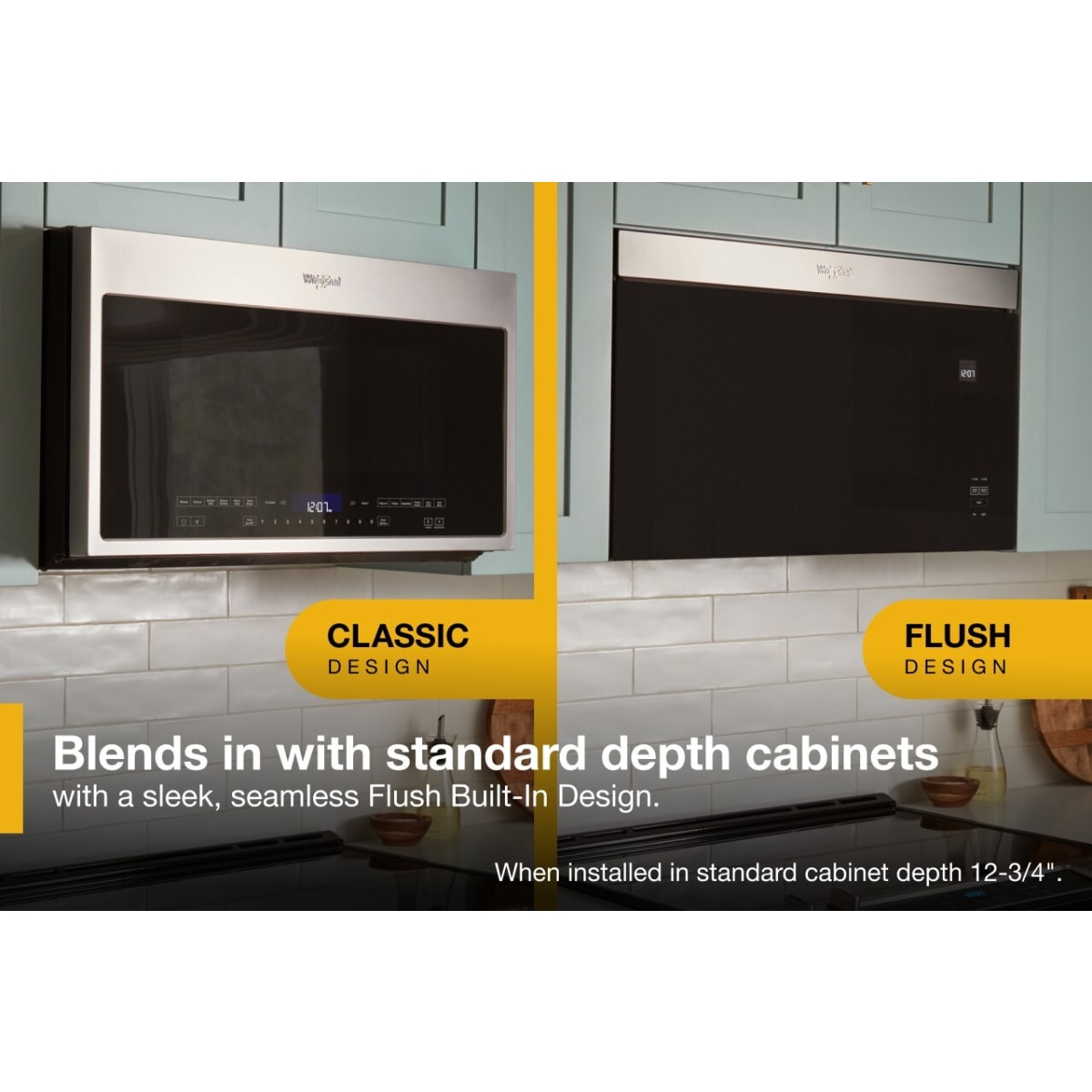 Whirlpool WMMF5930PZ 1.1 cu. ft. Over-the-Range Microwave Oven in Stainless Steel