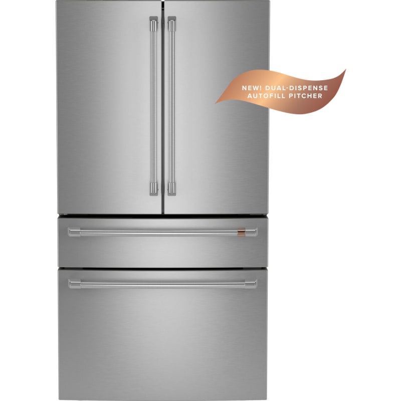 Café CJE23DP2WS1 4-Door French-Door Refrigerator Stainless - Front Angle View